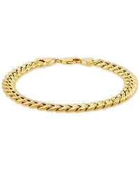 Lightweight Miami Cuban Link 7-1/2" Chain Bracelet (7mm) in 10k Gold