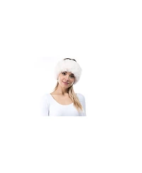 Marcus Adler Women's Plush Faux Fur Stretch Headband