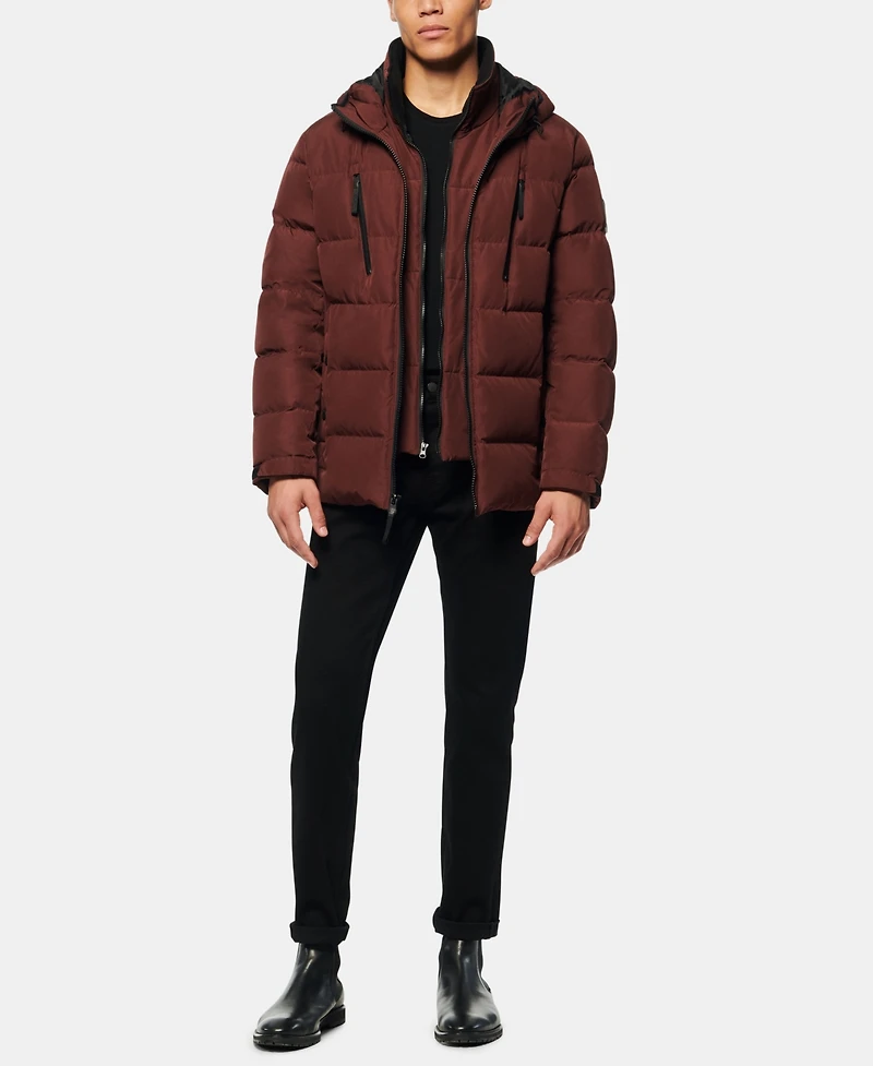 Marc New York Montrose Men's Down Filled Mid Length Puffer Jacket