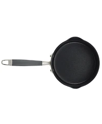 Anolon Advanced Home Hard-Anodized Nonstick Straining Saucepan, 2-Quart