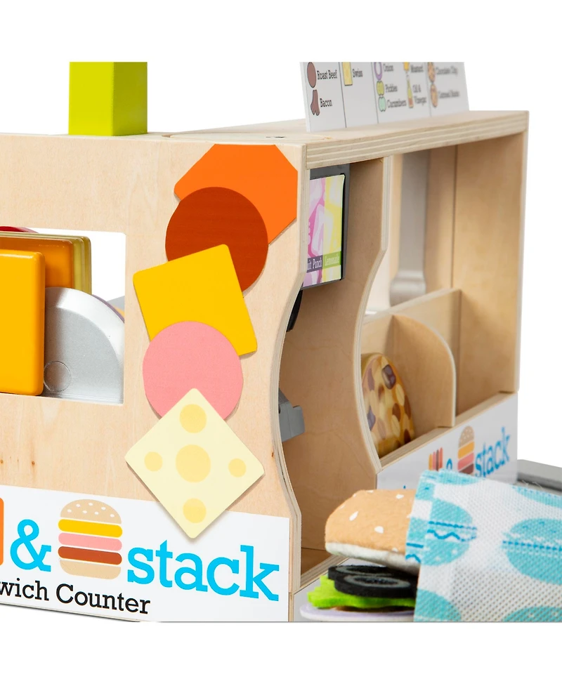 Melissa and Doug Slice Stack Sandwich Counter
