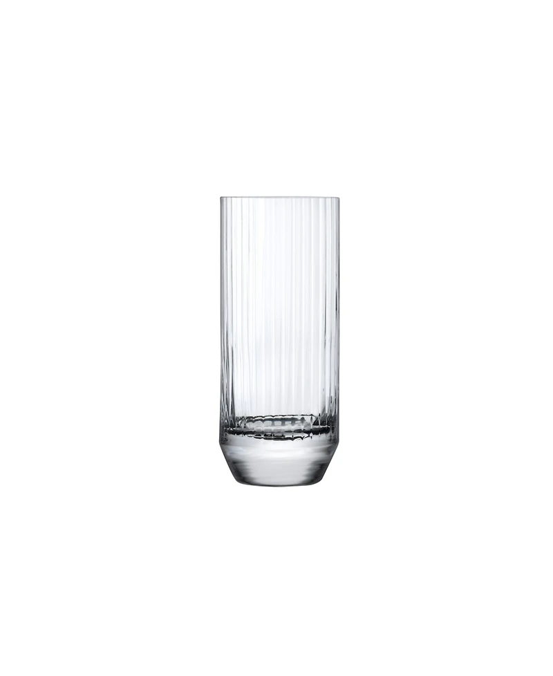 Nude Glass 10.14 oz. Big Top High Ball Glass, Set of 4