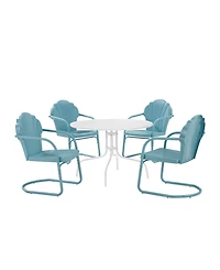 Tulip 5 Piece Outdoor Dining Set