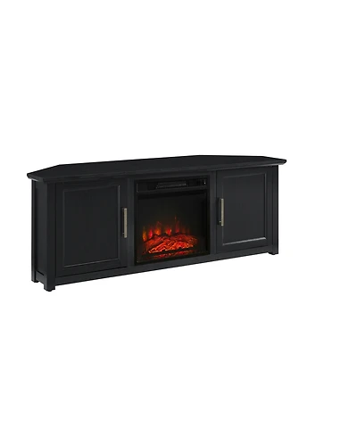 Camden 58" Corner Tv Stand with Fireplace