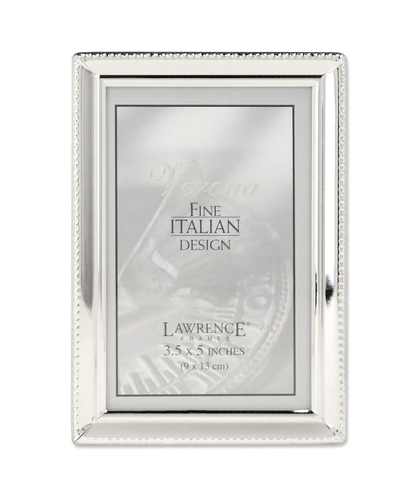 Metal Picture Frame with Inner Beading, 3.5" x 5"