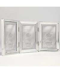 Metal Triple Picture Frame with Inner Beading, 3.5" x 5"