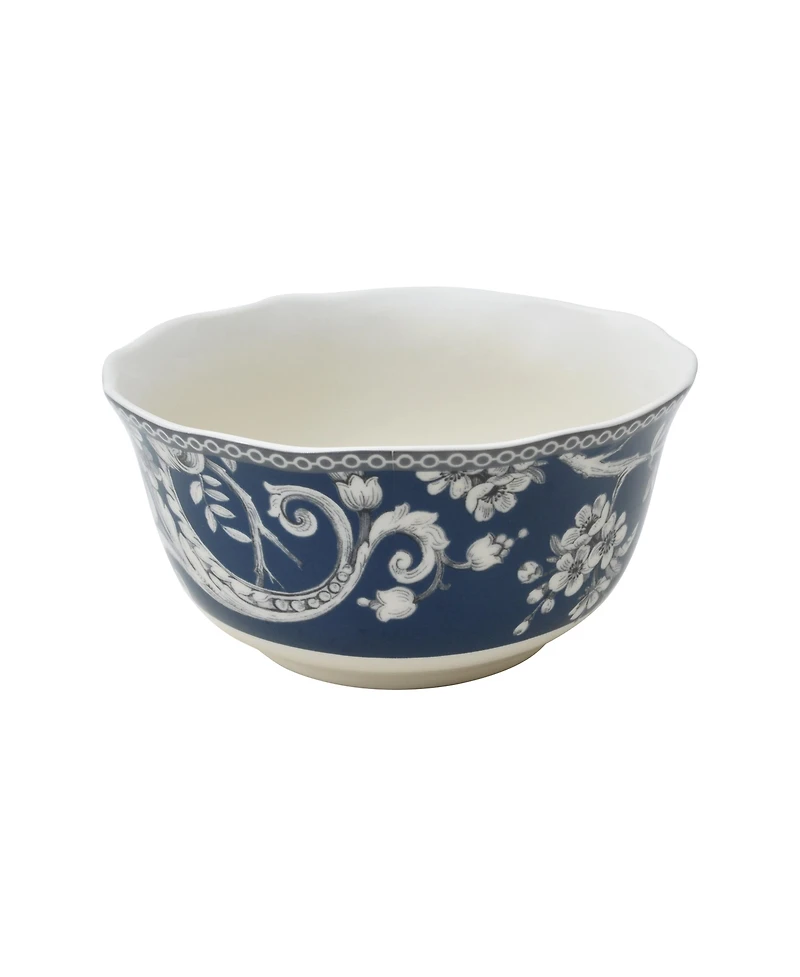 222 Fifth Adelaide Toile 16 Piece Dinnerware Set, Service for 4