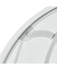 Madison Park Arlo Metal Eyelet Accent Table