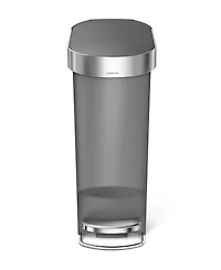 simplehuman 40 Liter Plastic Slim Rectangular Kitchen Trash Can