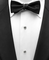 Men's Checker Cufflink and Stud Set
