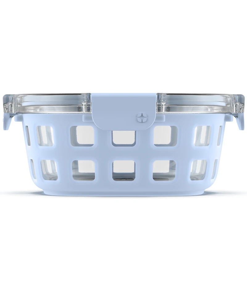 Ello DuraGlass -Cup Round Meal Prep Food Storage Container