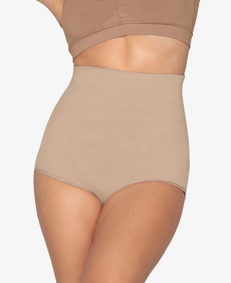 Leonisa Women's High-Waisted Firm Compression Postpartum Panty with Adjustable Belly Wrap