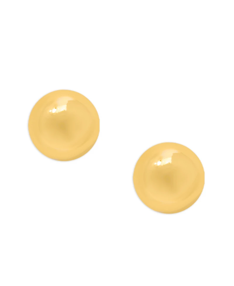 Diamond Accent Dolphin Fishhook Ball Gold Plate Or Silver Plate Stud Set