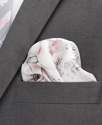 Men's Painted Floral Pocket Square