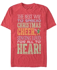 Men's Elf Sing For Cheer Short Sleeve T-shirt
