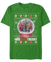 Men's Big Bang Theory Snow Globe Short Sleeve T-shirt
