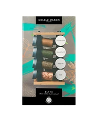 Cole & Mason Blyth Classic Bamboo 16 Jar Carousel Spice Rack
