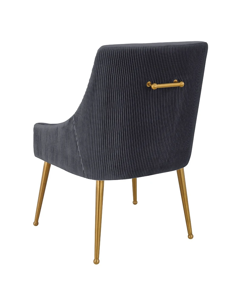 Beatrix Pleated Velvet Side Chair