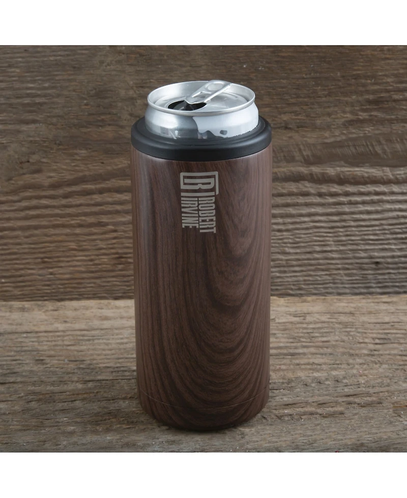 Robert Irvine by Cambridge Insulated Slim Can Coolers, Set of 2
