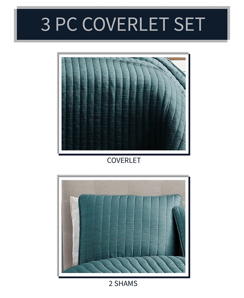 Riverbrook Home Moonstone 3-Pc. Coverlet Set