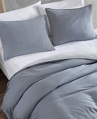 Kenneth Cole New York Nila Reversible Duvet Cover Set, 3 Piece, Full/Queen