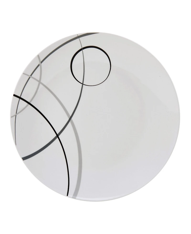 Studio Nova Circles 18 Pc. Dinnerware Set, Service for 6
