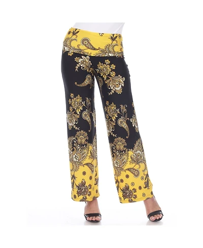 Women's Floral Paisley Printed Palazzo Pant