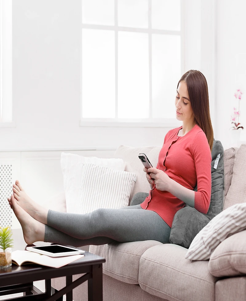 Nestl Shredded Memory Foam Reading Backrest Pillow, Petite