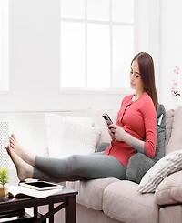 Nestl Shredded Memory Foam Reading Backrest Pillow, Petite