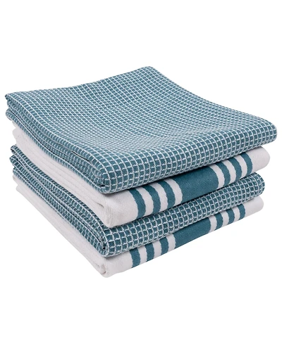 Madison Waffle Kitchen Towel, Set of 4