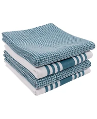 Madison Waffle Kitchen Towel, Set of 4