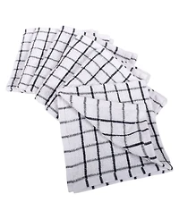 Checkered Terry Dishcloth, Set of 6