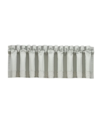 Five Queens Court Nouveau Straight Window Valance, 18" x 88"