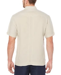 Cubavera Short-Sleeve Embroidered Guayabera Shirt