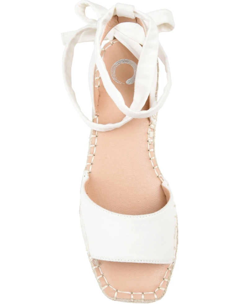 Journee Collection Women's Emelie Espadrille Flat Sandals