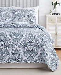 Southshore Fine Linens Enchantment Printed 3-Pc. Quilt Set