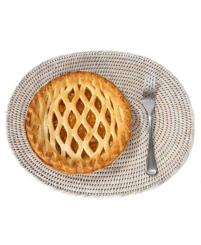 Artifacts Rattan Oval Placemat