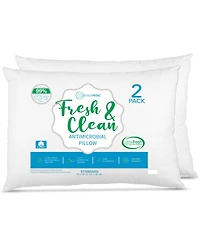 SensorPEDIC Fresh & Clean Ultra-Fresh Antimicrobial 2-Pack Pillows, Standard