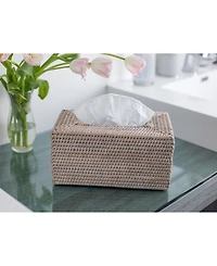Artifacts Rattan Rectangular Tissue Box Cover