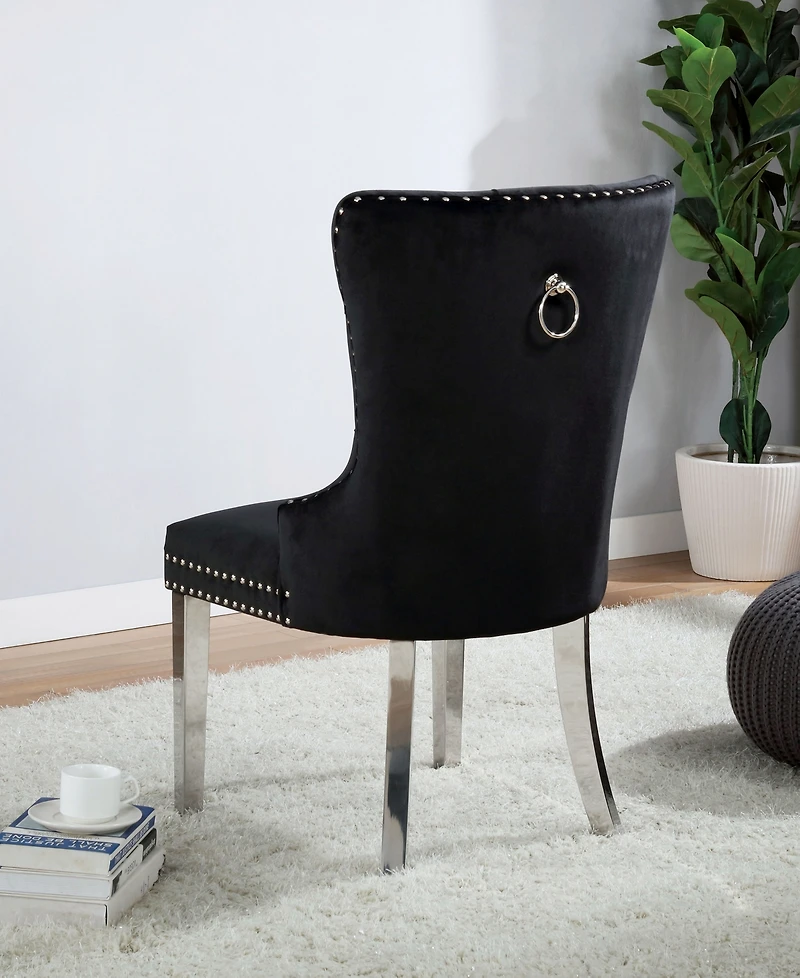 Furniture of America Brindabella Tufted Chairs, Set 2