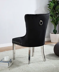 Furniture of America Brindabella Tufted Chairs, Set 2