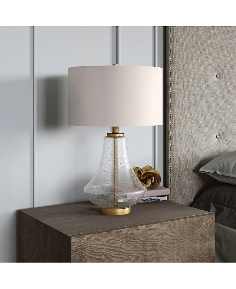 Lagos Table Lamp with Flax Shade