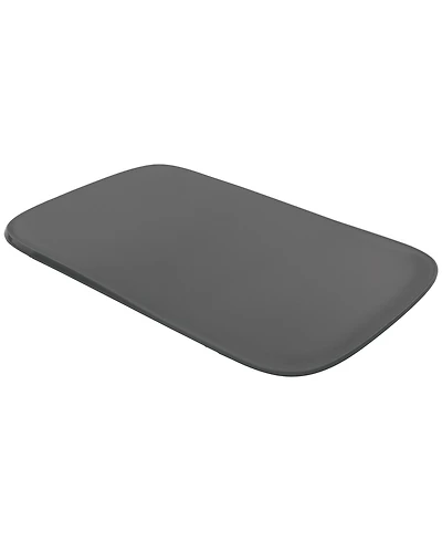 Tovolo Hi-Low Cutting Board, Food Prep Mat for Multiple Ingredients, Large Non-Slip Flexible Cutting Mat with Raised Section