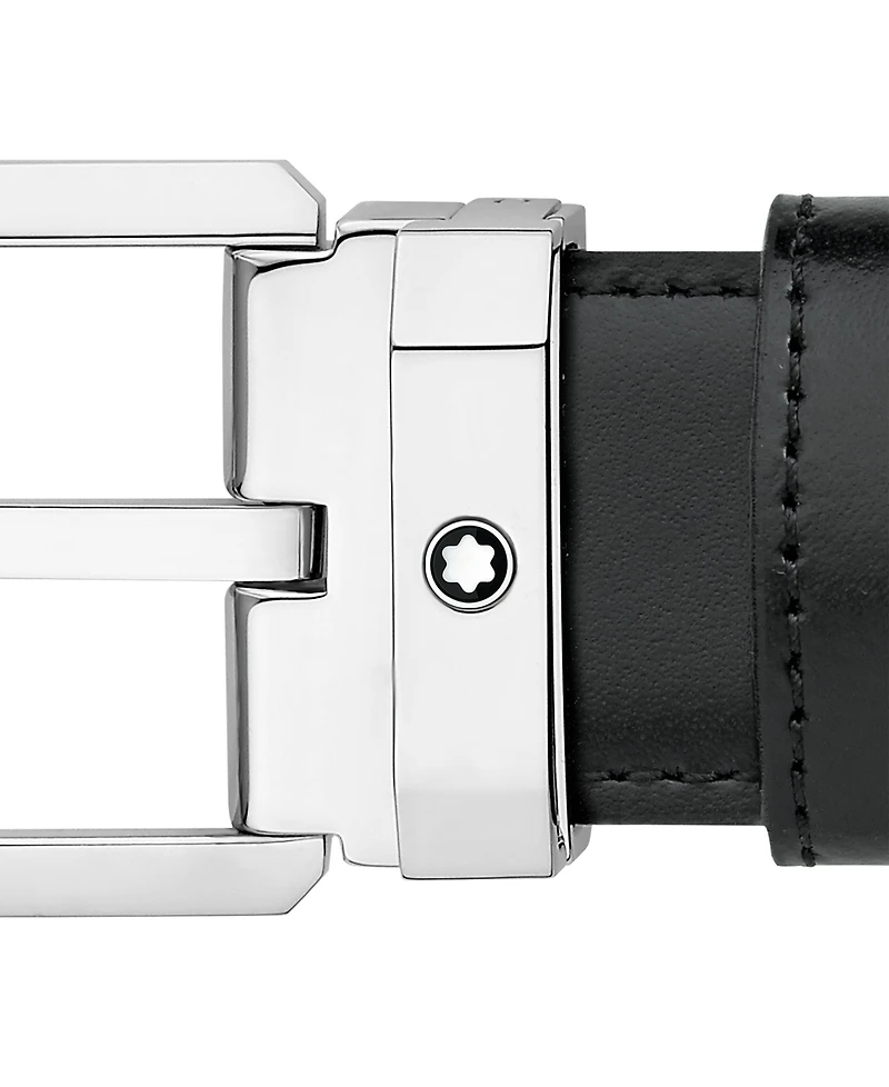 Montblanc Men's Pin-Buckle Leather Belt