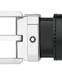Montblanc Men's Pin-Buckle Leather Belt