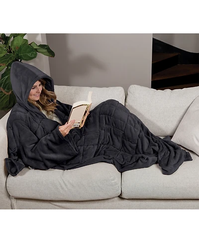 Ella Jayne Wearable Weighted Snuggle Blanket, 50" x 75"