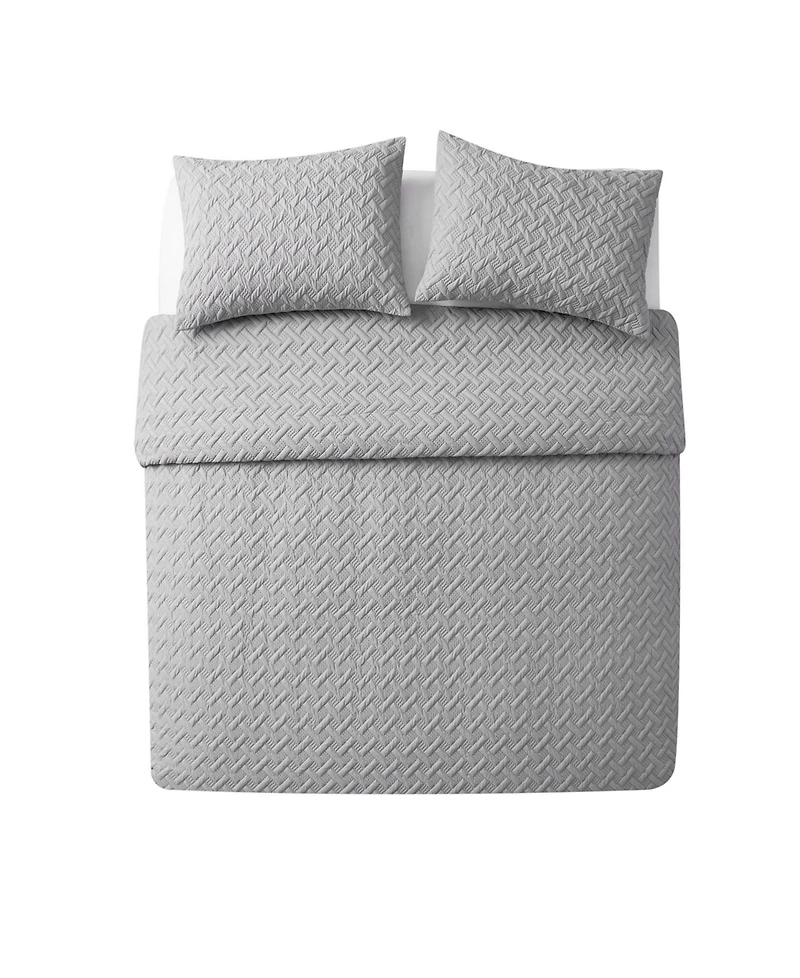 Vcny Home Nina Embossed Comforter Set