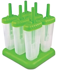 Tovolo Groovy Ice Pop Molds, Set of 6