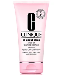 Clinique All About Clean Rinse-Off Foaming Face Cleanser, 5 oz.