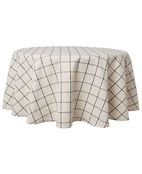 Town & Country Living Window Pane Tablecloth Single Pack 70" Round